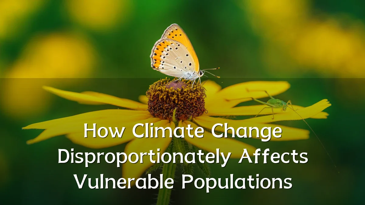How Climate Change Disproportionately Affects Vulnerable Populations