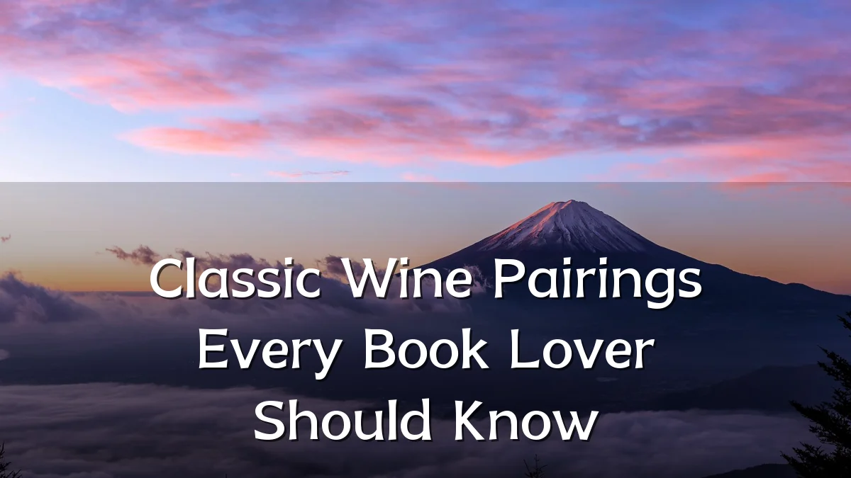 Classic Wine Pairings Every Book Lover Should Know