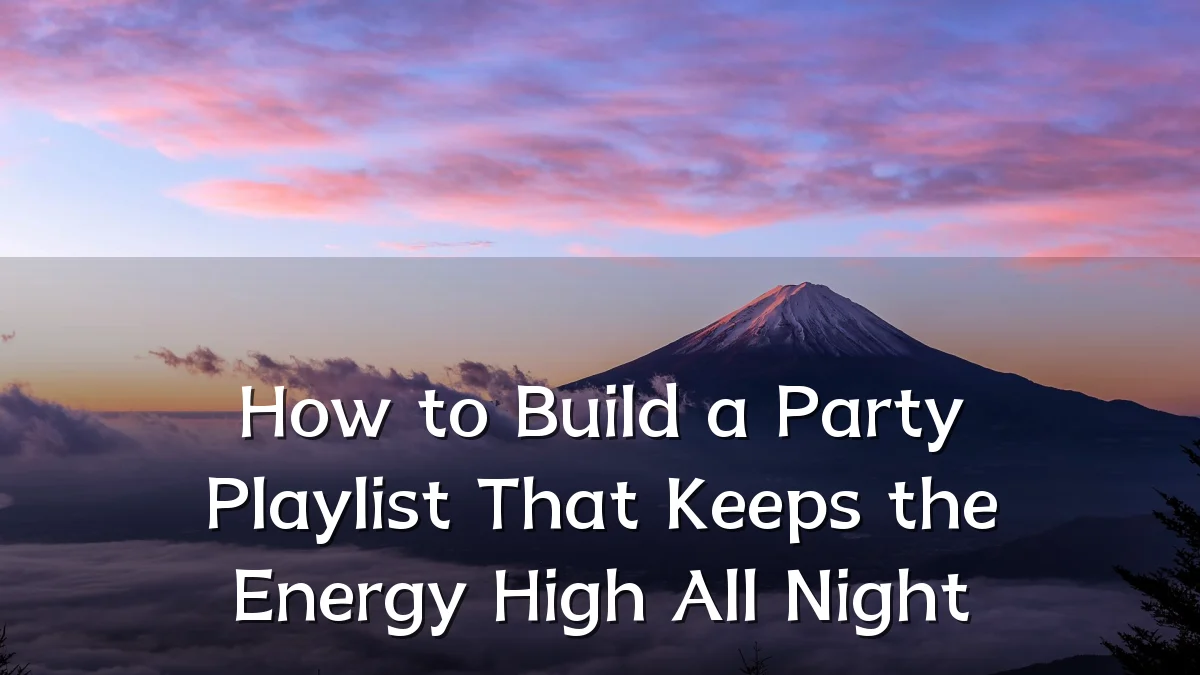 How to Build a Party Playlist That Keeps the Energy High All Night
