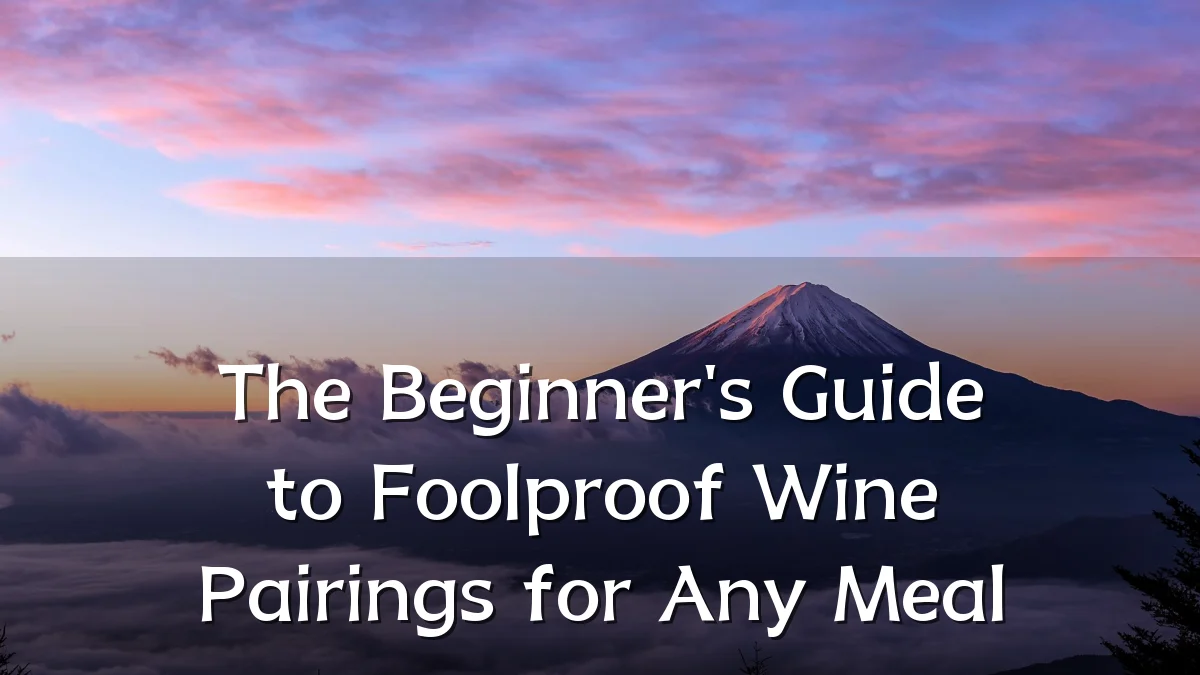 The Beginner's Guide to Foolproof Wine Pairings for Any Meal