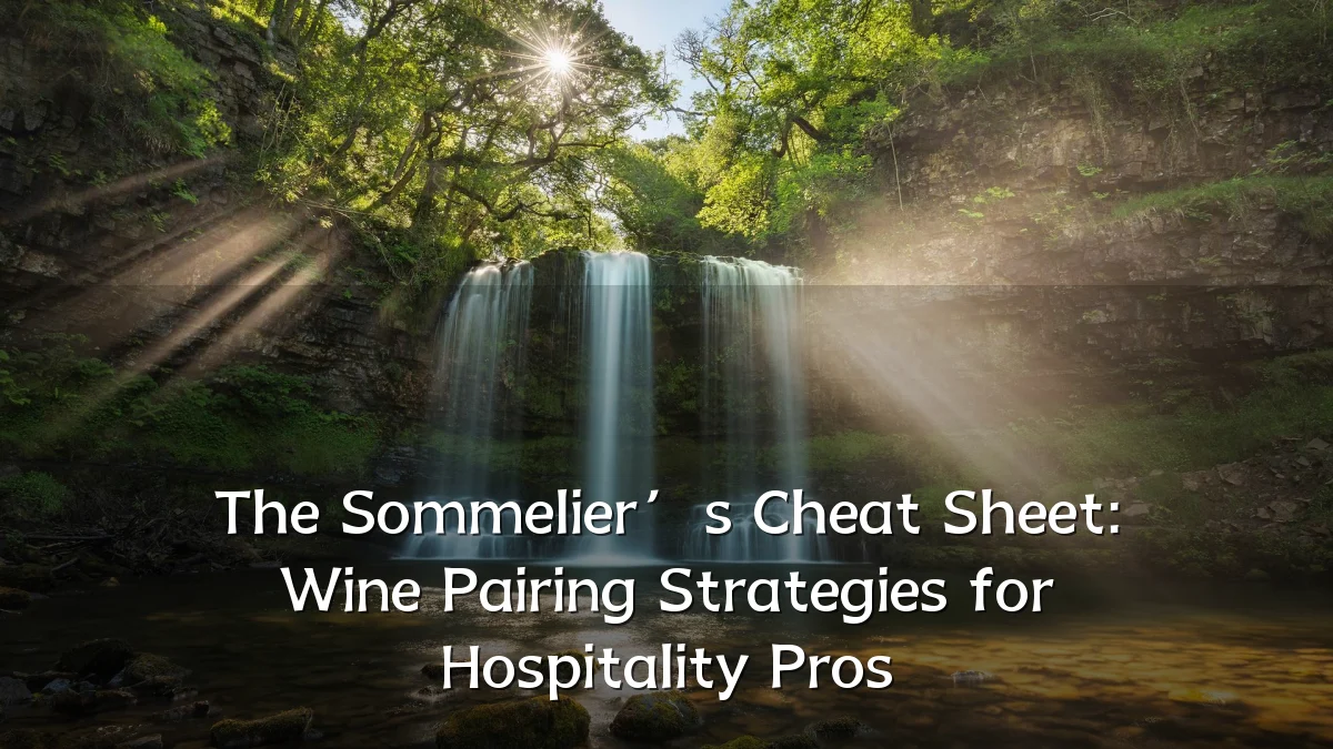 The Sommelier’s Cheat Sheet: Wine Pairing Strategies for Hospitality Pros