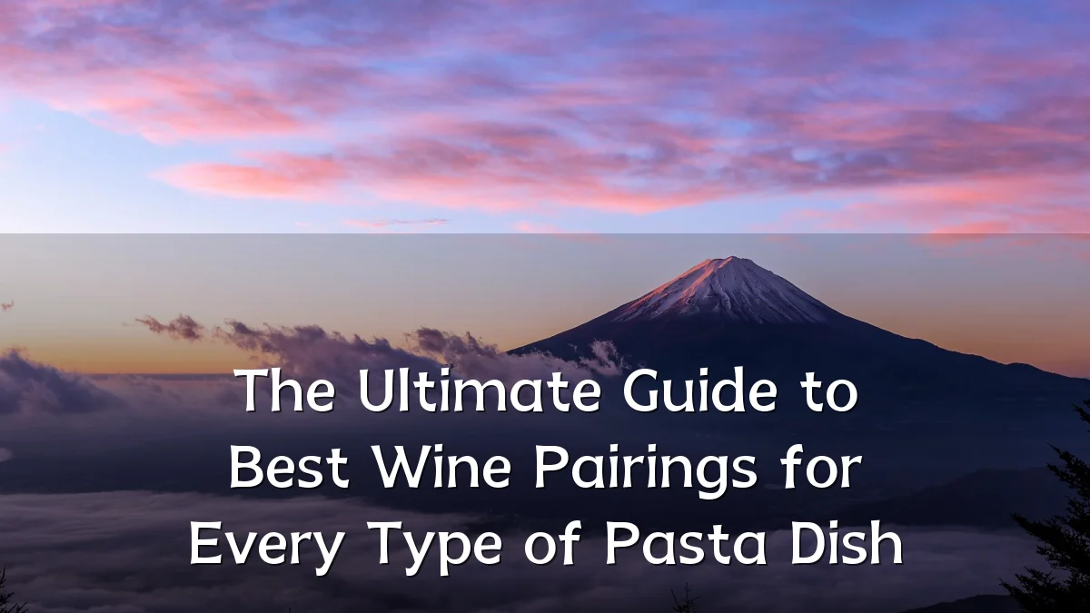 The Ultimate Guide to Best Wine Pairings for Every Type of Pasta Dish