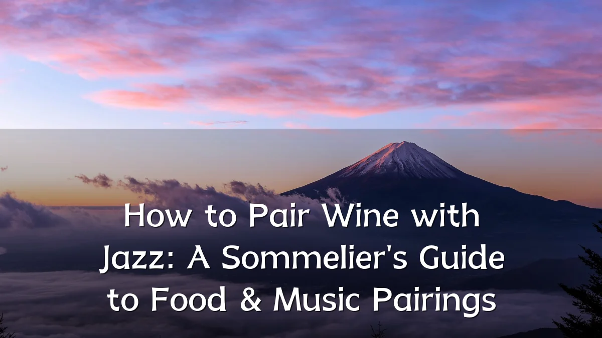 How to Pair Wine with Jazz: A Sommelier's Guide to Food & Music Pairings