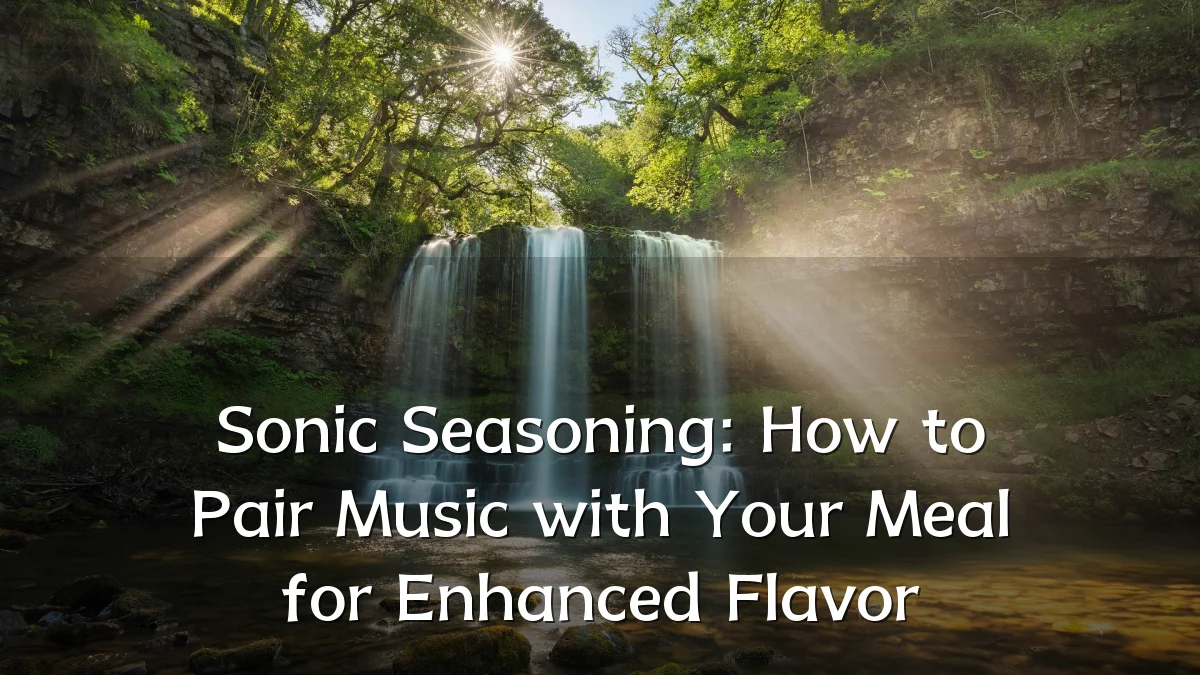 Sonic Seasoning: How to Pair Music with Your Meal for Enhanced Flavor