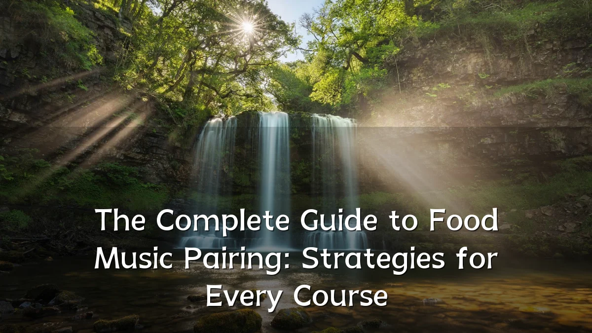The Complete Guide to Food Music Pairing: Strategies for Every Course