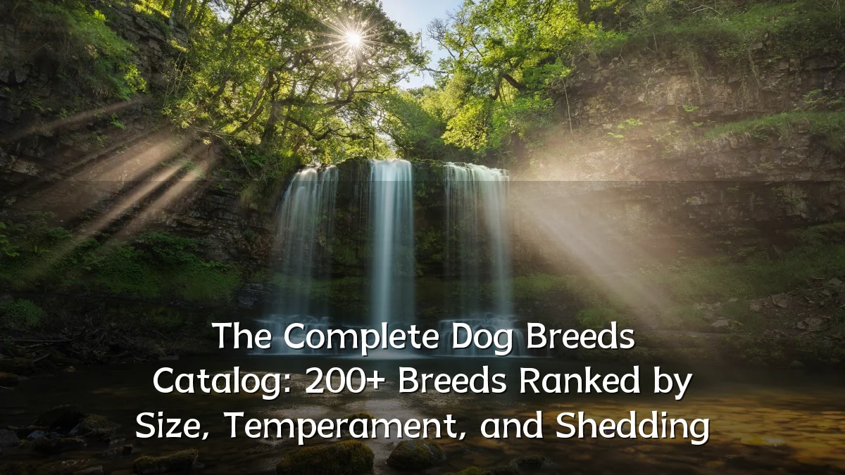 The Complete Dog Breeds Catalog: 200+ Breeds Ranked by Size, Temperament, and Shedding
